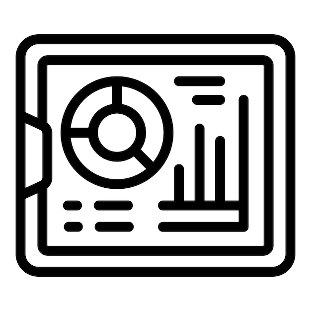 Curso viaje icono contorno vector Aprender escuela Gente éxito