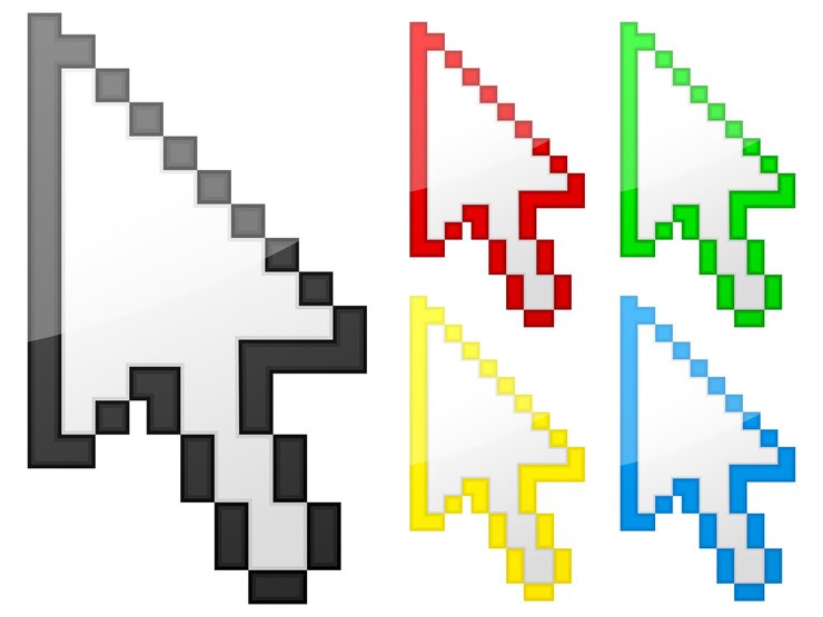 Vector cursor de computadora de flecha