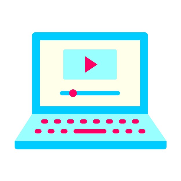 Cursos en línea estilo icono