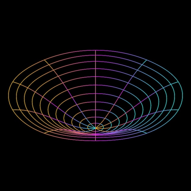 curva abstracta de dimensión de la forma de la cuadrícula