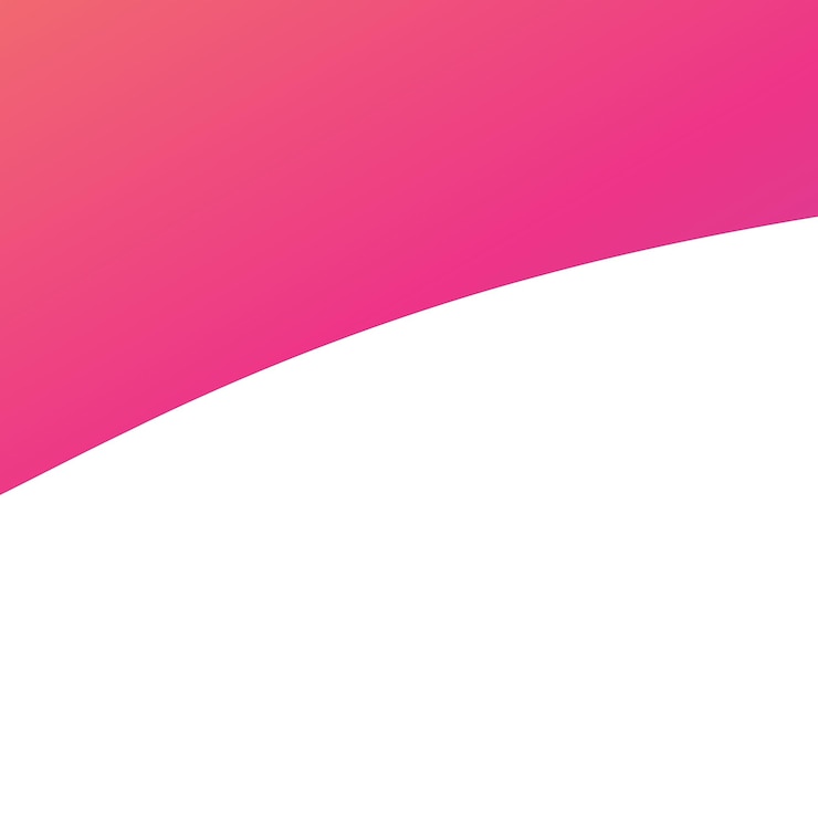 Vector curva abstracta forma de las formas de onda rosadas