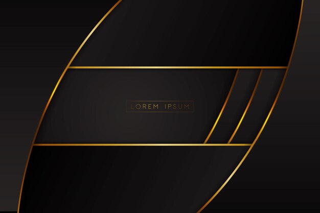 Curva abstracta superpuesta de fondo de lujo y diseño elegante