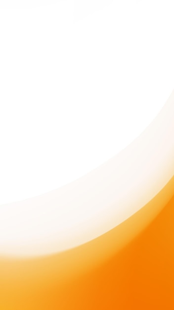 Curva de diseño de fondo de gradiente naranja y blanco abstracto