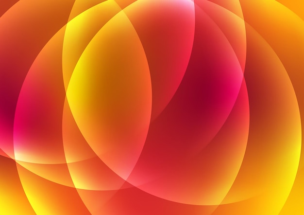 Curva de línea de luz naranja roja abstracta fondo dinámico de la superficie