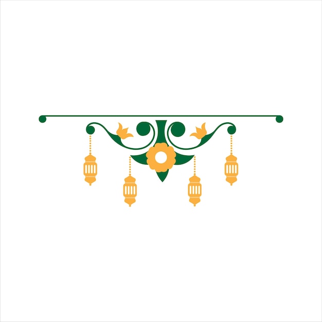 Curva de linterna Ramadán Kareem