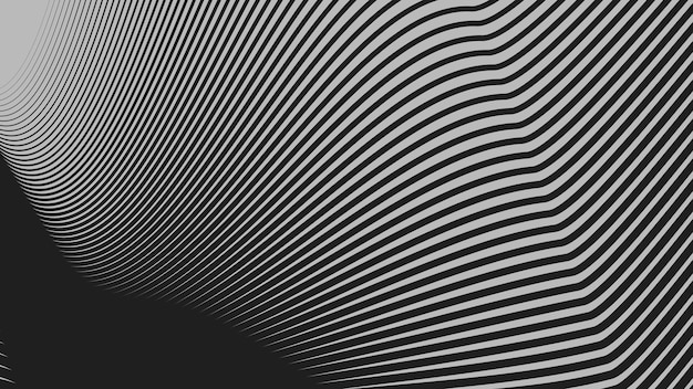 Curva negra rayas líneas fondo abstracto
