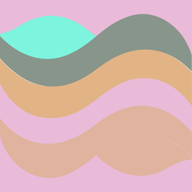 curva vectorial repetitiva geométrica sin costuras de colores