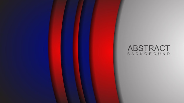 Curvas abstractas que se superponen en el fondo Diseño lujoso y elegante Ilustración vectorial