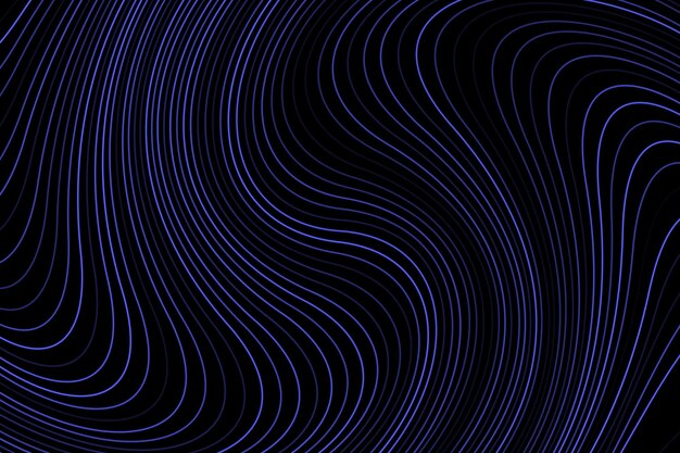 Curvas de línea ondulada azul fondo de onda abstracto