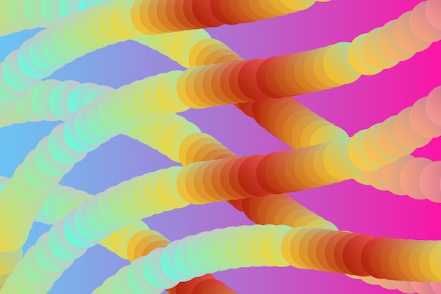 curvas de onda de colores