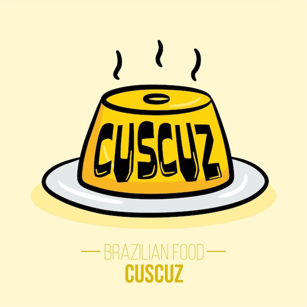 Cuscuz cuscus coscos cuscús comida brasileña comida nordeste