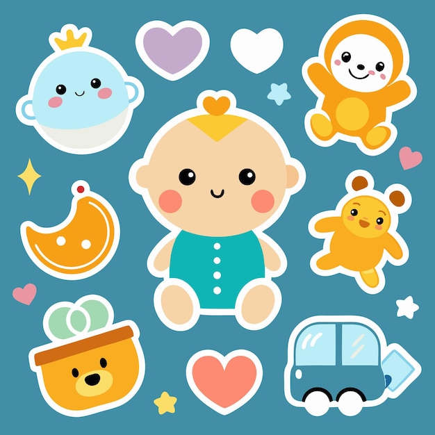 Cute Baby Stickers