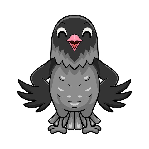 Cute dibujos animados de agapornis enmascarados gris malva