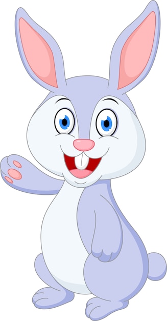Cute dibujos animados de conejo