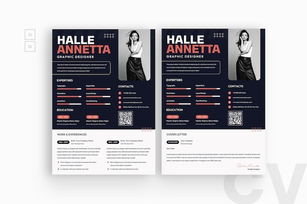 CV de diseño moderno