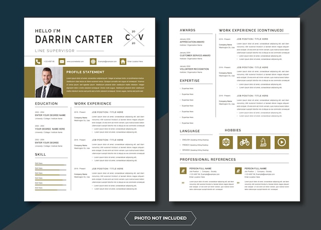 Un cv para una empresa llamada ben carter.