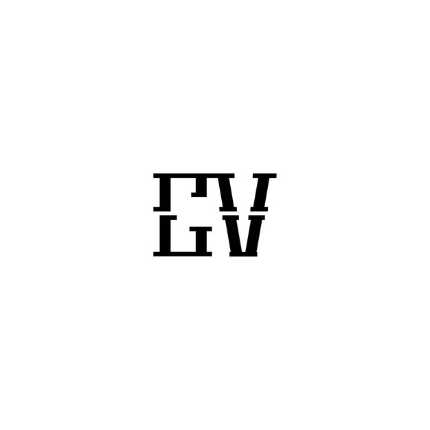 CV monograma logotipo diseño carta texto nombre símbolo monocromo logotipo alfabeto carácter simple logotipo
