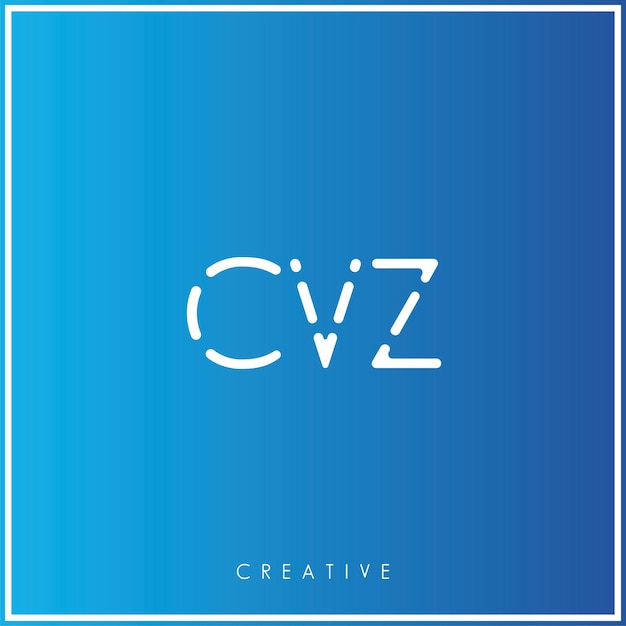 Vector cvz premium vector último diseño de logotipo diseño creativo de logotipo vector ilustración monograma de logotipo mínimo