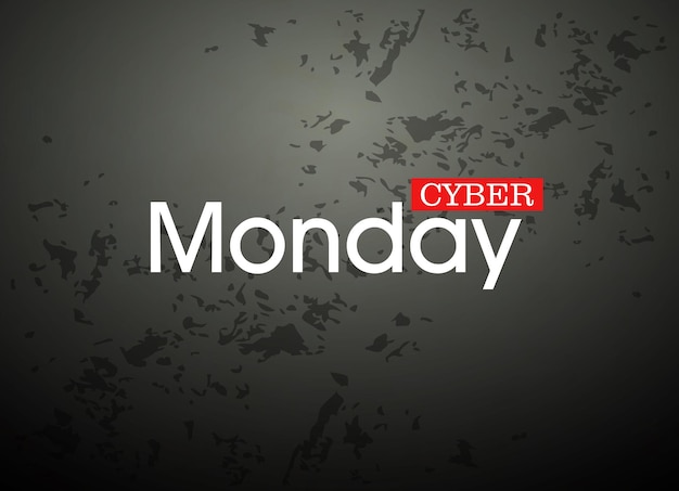 Vector cyber ​​monday sale banner