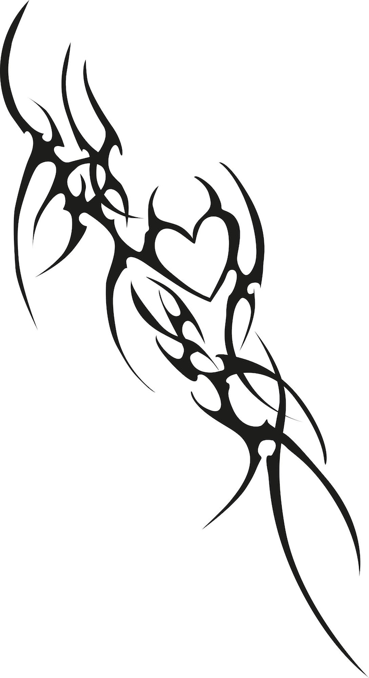 Vector cybersigilismo sigilismo succubus icono del tatuaje png corazón negro