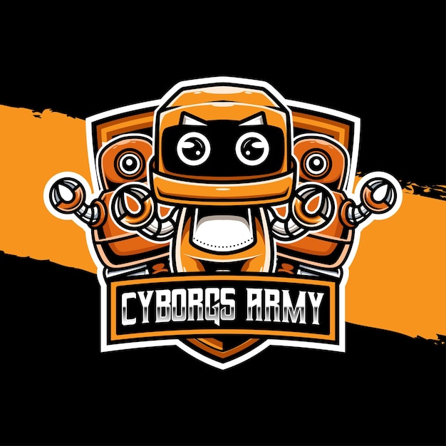 cyborgs army esport logo icono de personaje