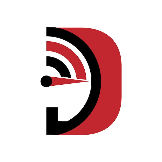 D diseño creativo de logotipo de velocidad Hispeed vectores de logotipo D diseño de logotipo