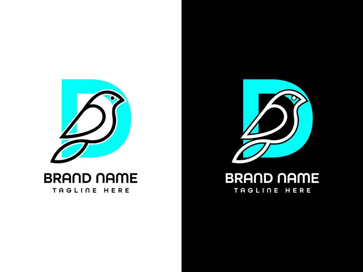 D Diseño del logotipo de las aves