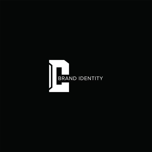 D diseño de logotipo de letras en D iniciales creativas concepto de logotipo de letras D diseño de iconos D