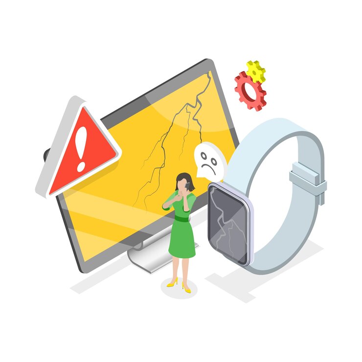 Vector d ilustración vectorial plana isométrica del artículo de servicio de reparación e ingeniería de calidad del producto