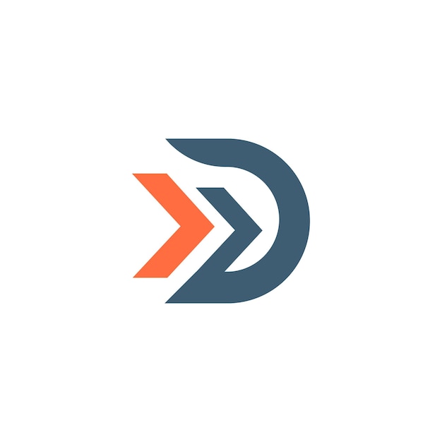 D logotipo y tecnología de diseño de píxeles