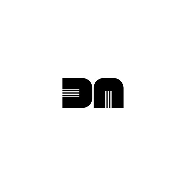 DA monograma logotipo diseño carta texto nombre símbolo monocromo logotipo alfabeto carácter simple logotipo
