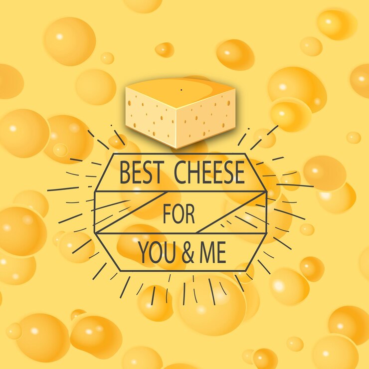 Vector dados y rebanadas de queso