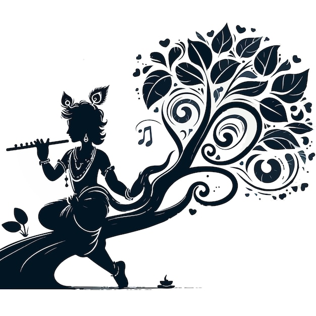 Vector dahi handi festival de feliz krishna janmashtami diseño de ilustraciones vectorial