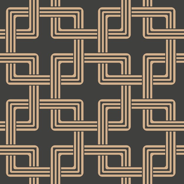 Damasco sin fisuras patrón retro fondo oriental geometría cuadrada cruz marco cadena.