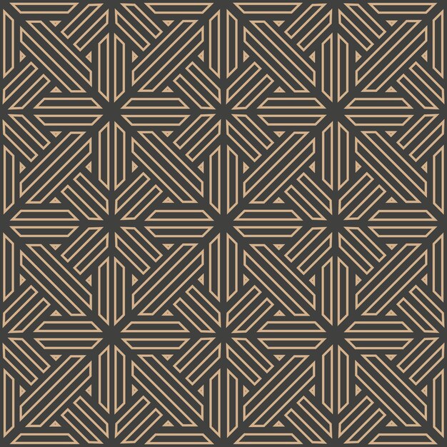 Damasco sin fisuras patrón retro fondo polígono geometría cruz marco línea.