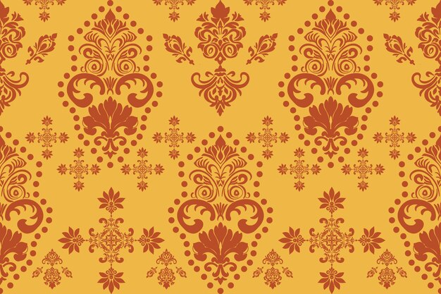 Damasco patrón floral tela arabesca bandana diseño de impresión para patrones de tela de alfombras