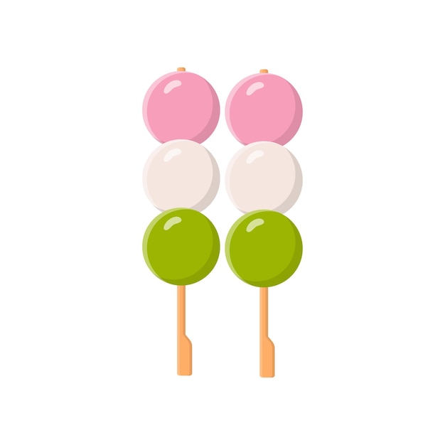 Dango vector on a white background