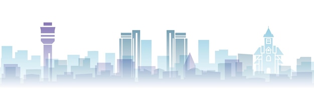 Dar Es Salaam Capas Transparentes Gradiente Hitos Skyline