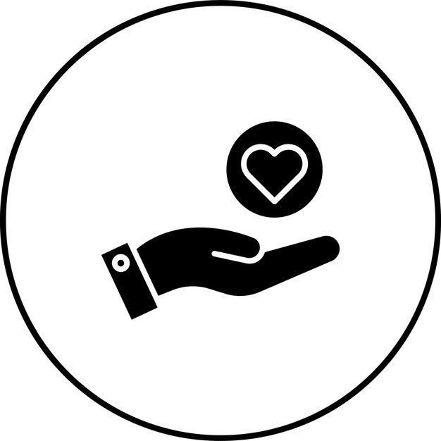 Dar el icono del amor