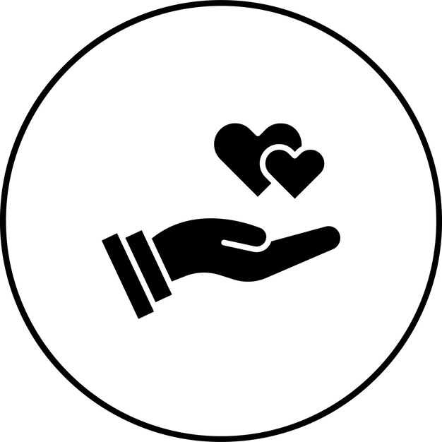 Dar el icono del amor