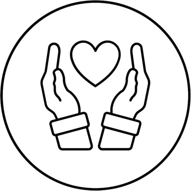Dar el icono del amor