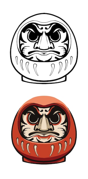 Vector daruma 2 (en inglés)