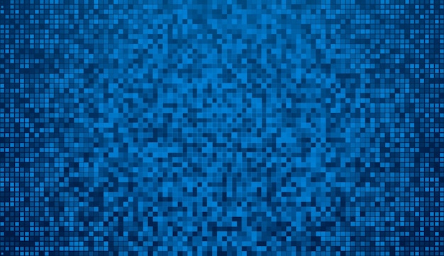 Datos digitales patrón azul fondo de píxeles Símbolos patrón Matemáticas Elementos de diseño Fondo Técnico Médico Fondo Ilustración vectorial