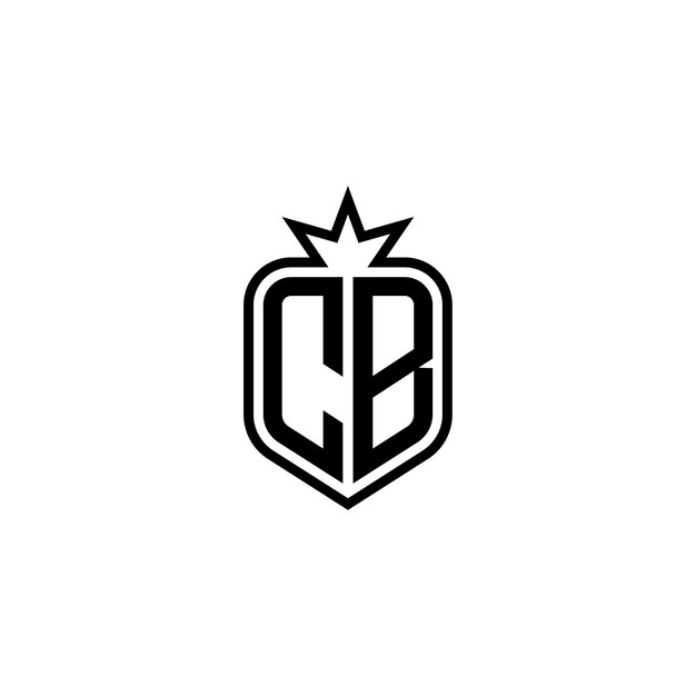 DB monograma logotipo diseño carta texto nombre símbolo monocromo logotipo alfabeto carácter simple logotipo