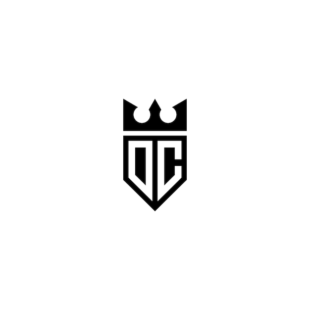 DC monograma logotipo diseño carta texto nombre símbolo monocromo logotipo alfabeto carácter simple logotipo