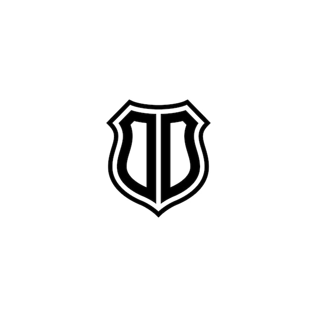 DD monograma logotipo diseño carta texto nombre símbolo monocromo logotipo alfabeto carácter simple logotipo