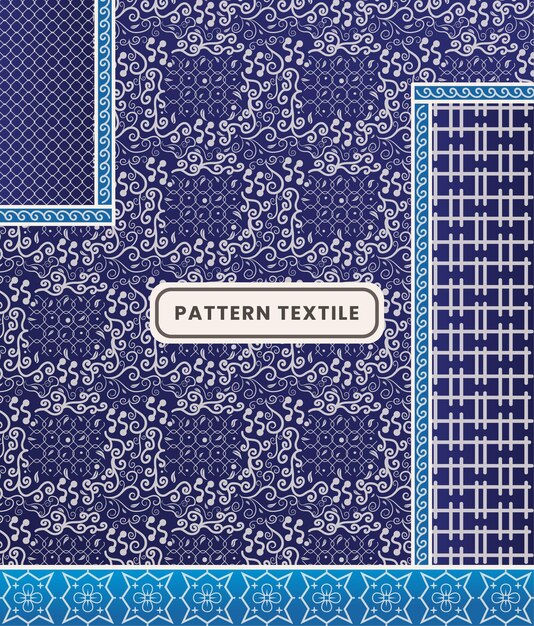 decoración de adornos abstractos para textiles de patrón