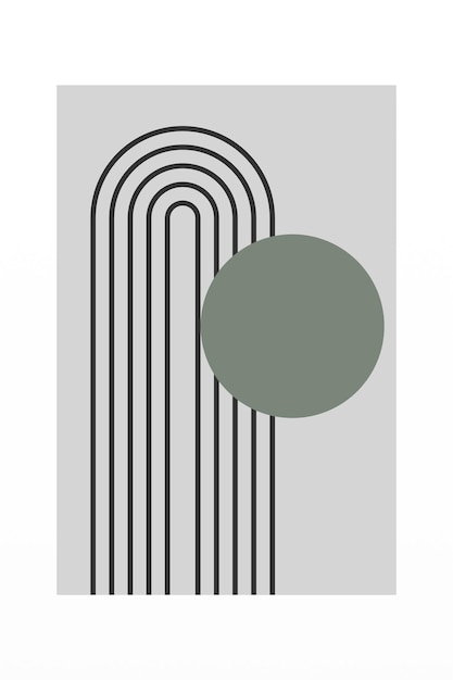Decoración de arte de pared abstracta imprimible