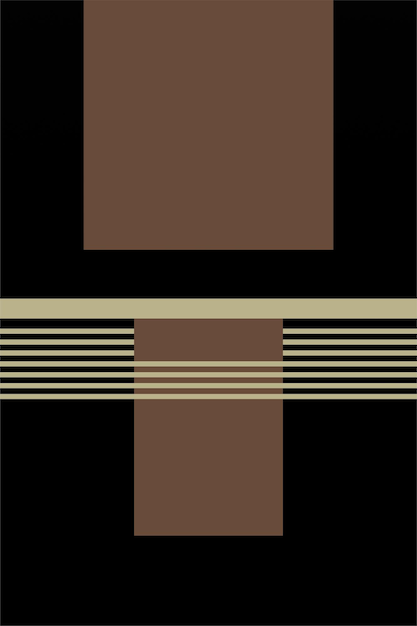Decoración de arte de pared de formas geométricas abstractas