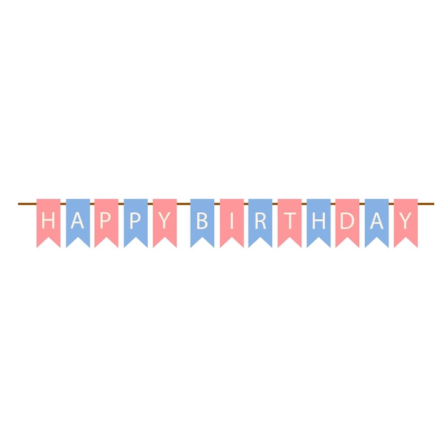 Decoración de la bandera de la fiesta de cumpleaños